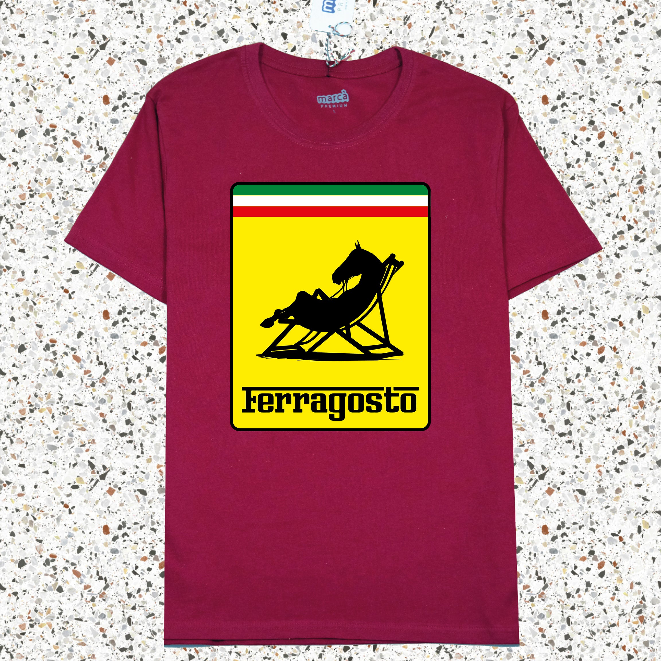 T-Shirt Bordeaux Premium Ferragosto
