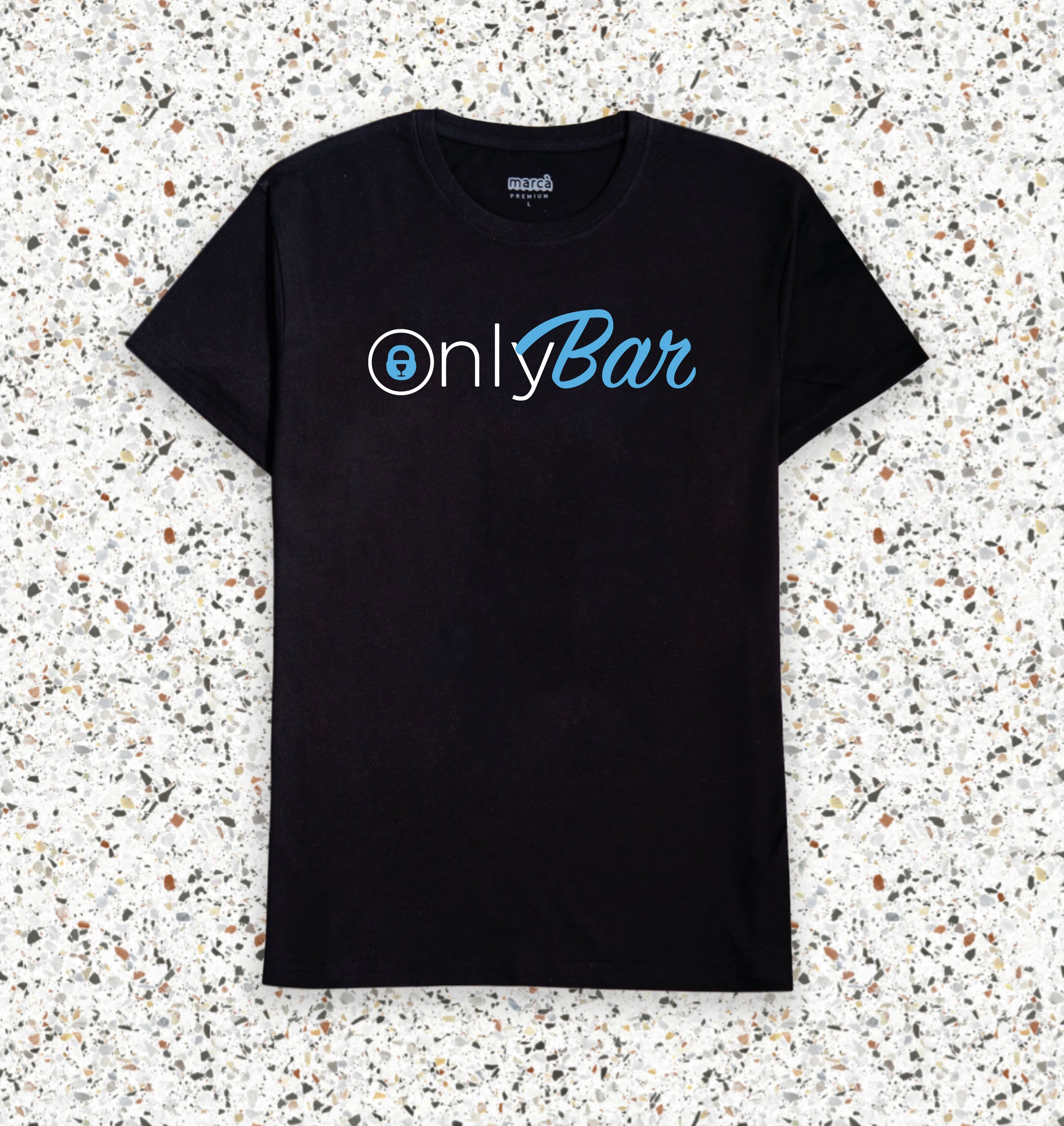 T-Shirt Nera Premium OnlyBar