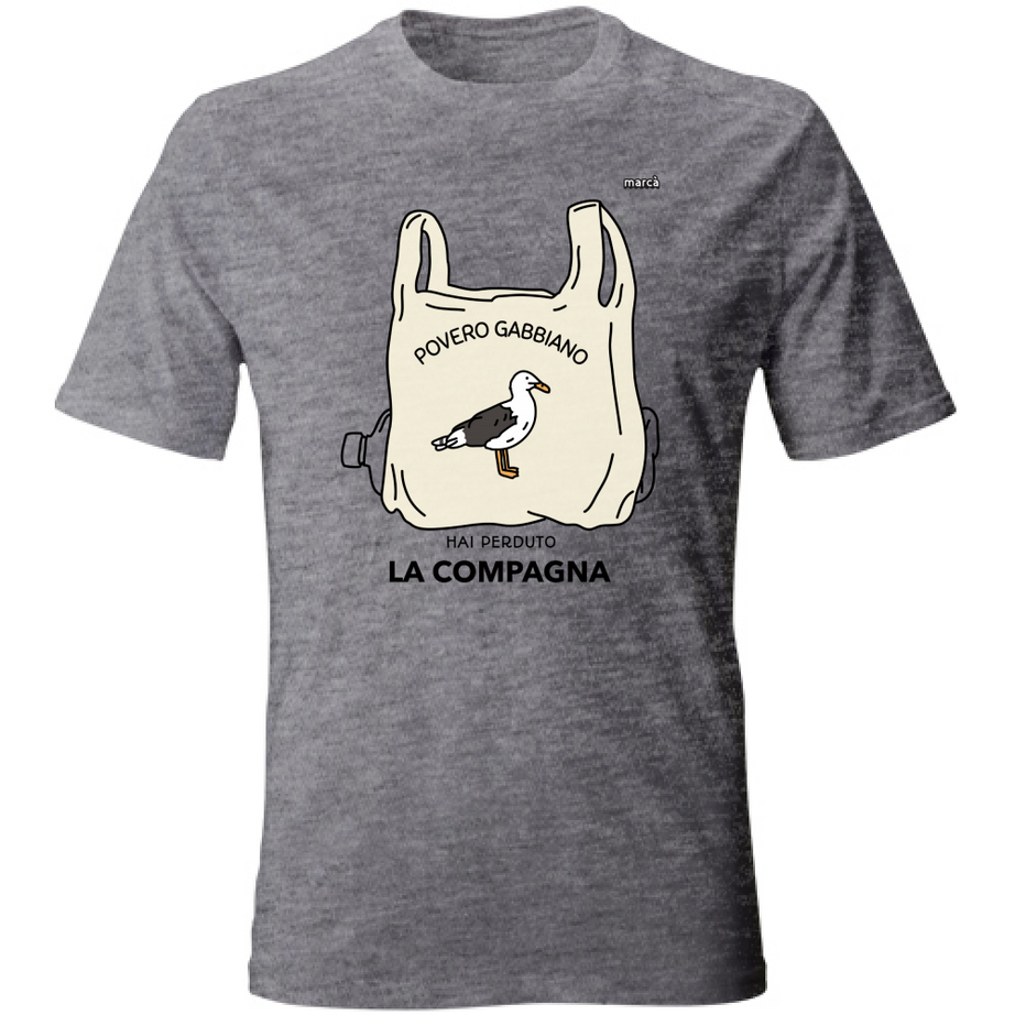 T-Shirt Unisex Povero Gabbiano