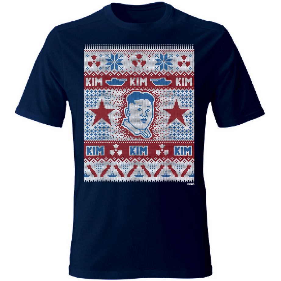 T-Shirt Blu Unisex Natale Kim