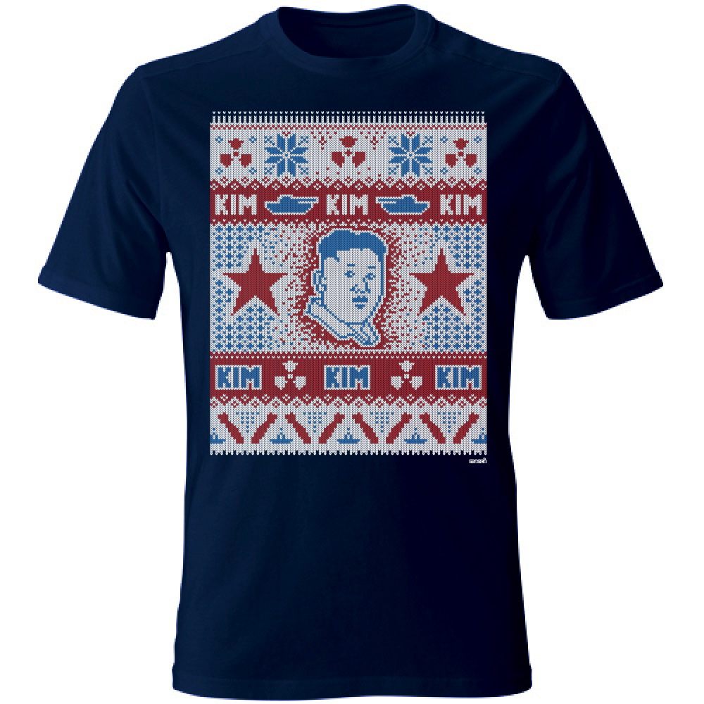 T-Shirt Blu Unisex Natale Kim