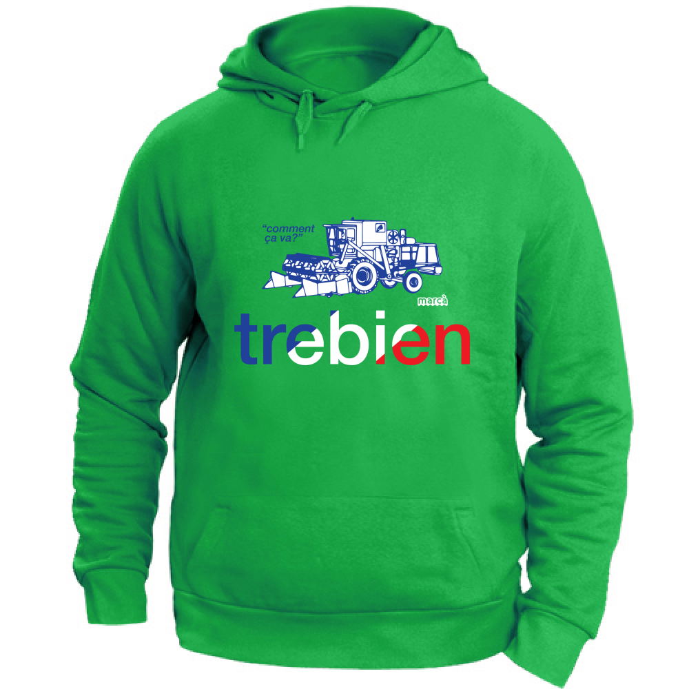 Felpa Unisex con Cappuccio Trebien
