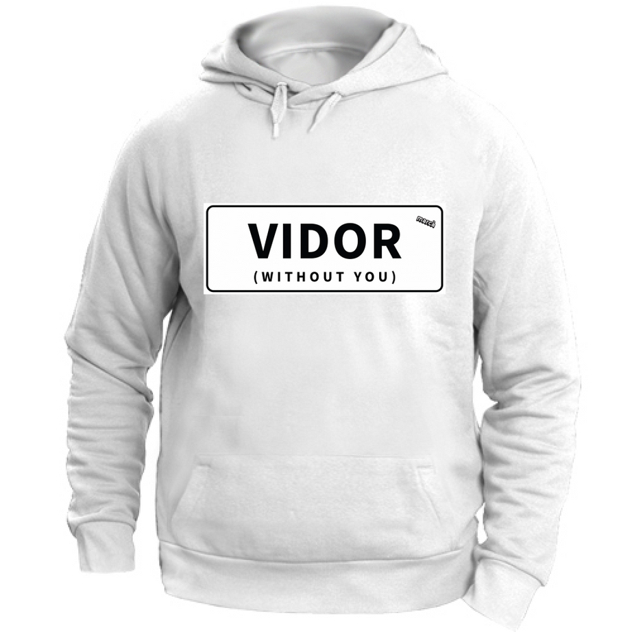 Felpa Unisex con Cappuccio VIDOR WITHOUT YOU