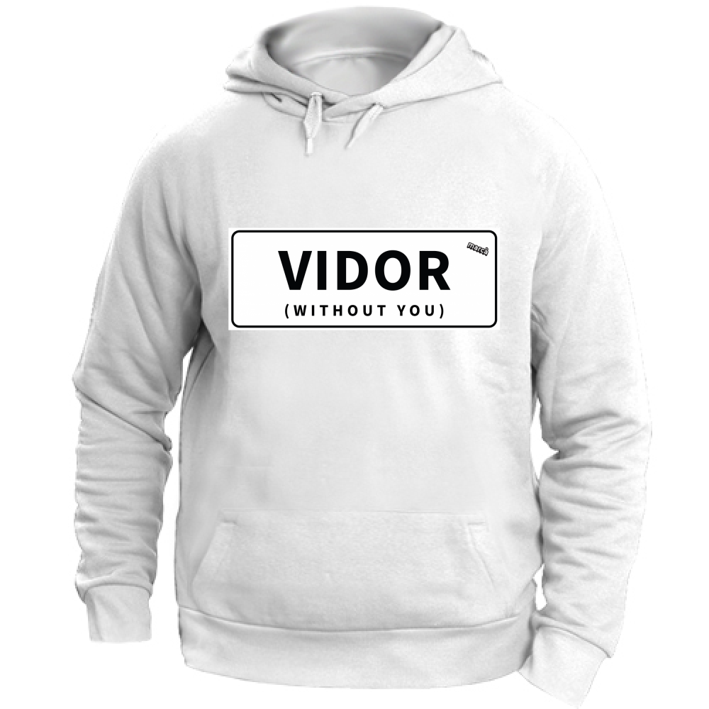 Felpa Unisex con Cappuccio VIDOR WITHOUT YOU