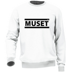 Felpa Unisex muset bianca