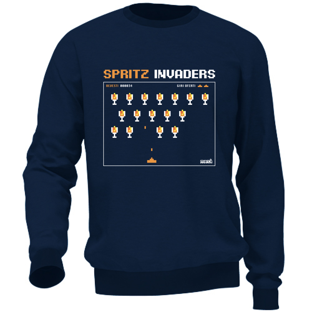Felpa Unisex Spritz Invaders