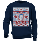 Felpa Blu Unisex Natale Kim