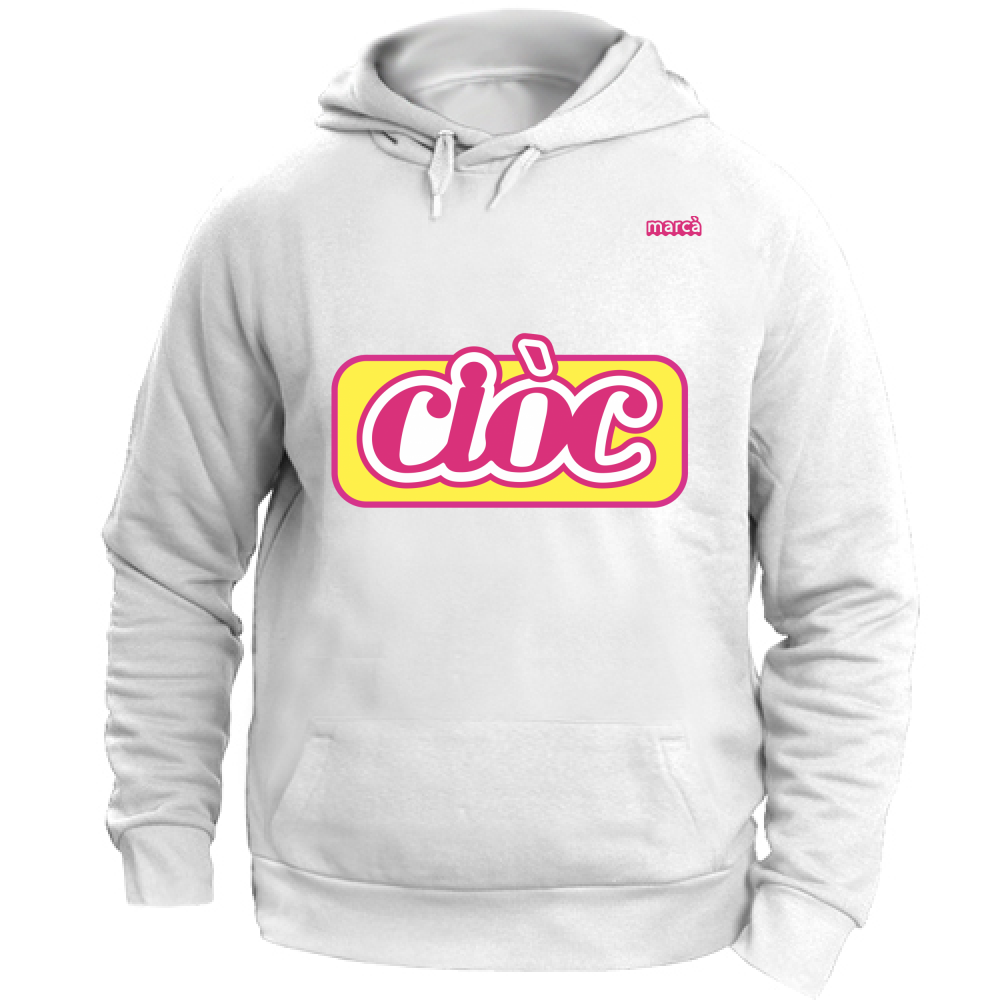 Felpa Unisex con Cappuccio Ciòc