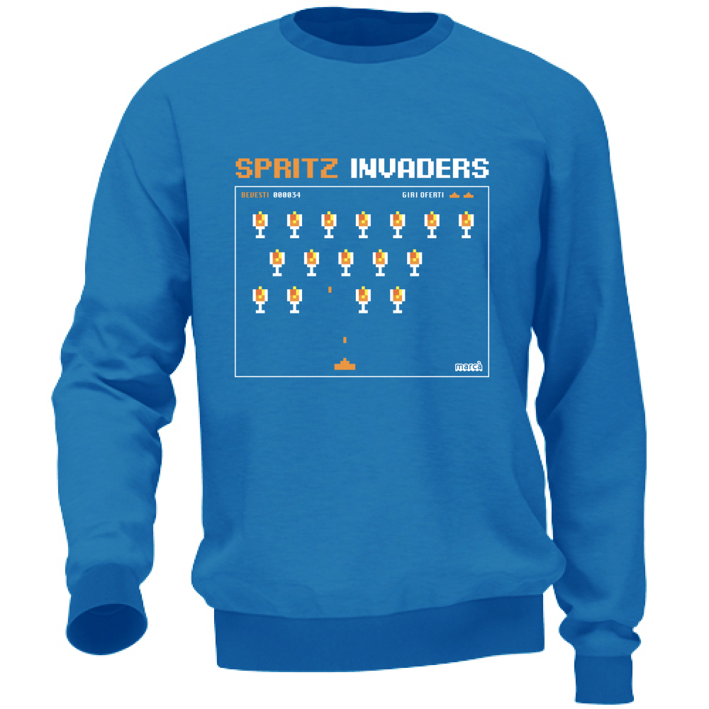 Felpa Unisex Spritz Invaders Immagine principale del prodotto