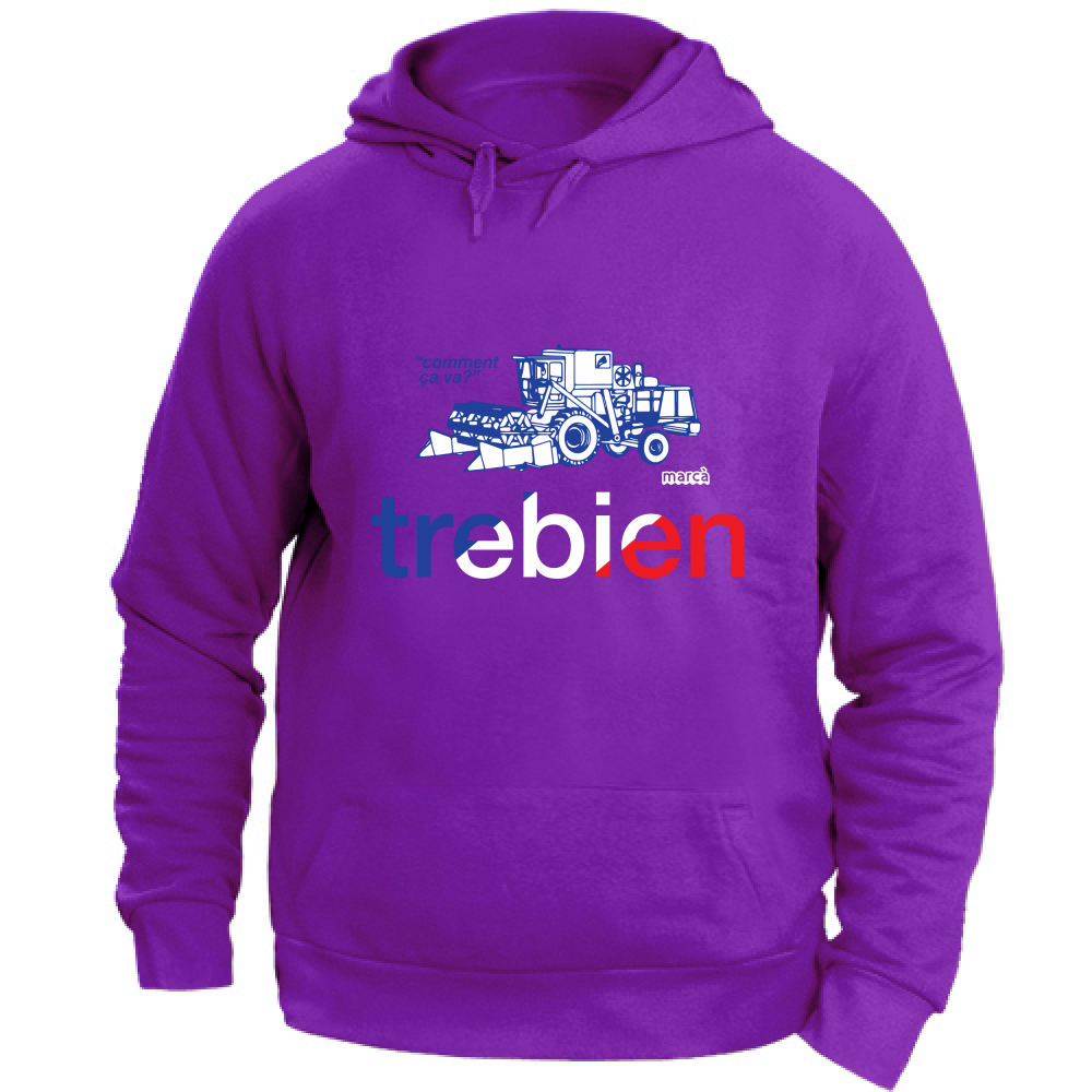 Felpa Unisex con Cappuccio Trebien