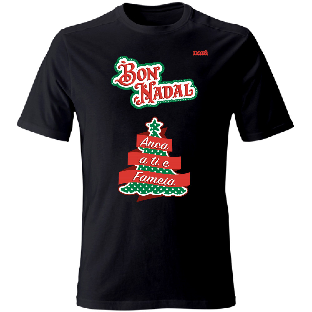 T-Shirt Unisex BON NADAL ANCA A TI E FAMEIA
