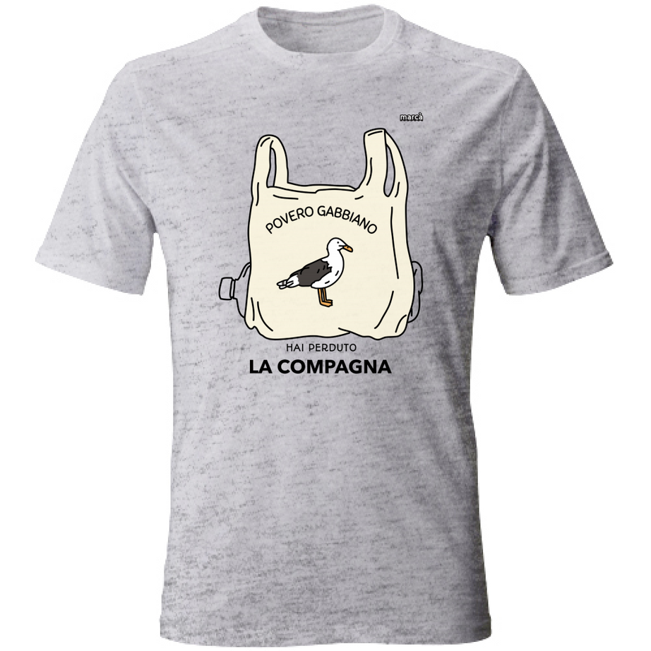 T-Shirt Unisex Povero Gabbiano