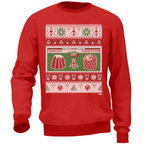 Felpa Rossa Unisex Sfida di Natale