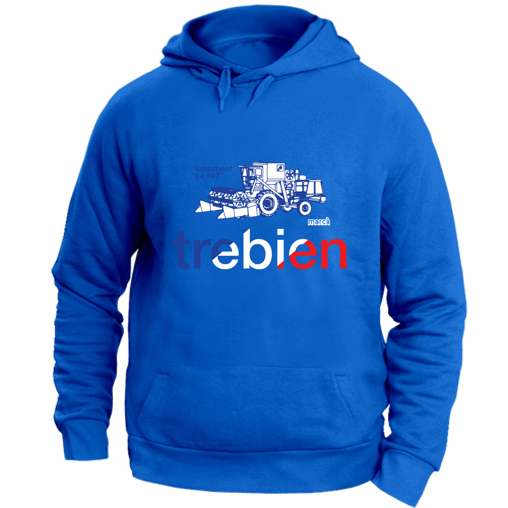 Felpa Unisex con Cappuccio Trebien
