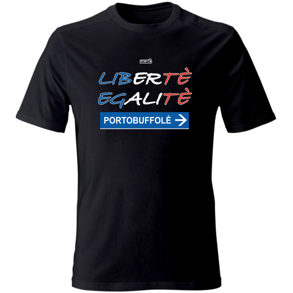 T-Shirt Unisex Libertè Egalitè Portobuffolè Immagine principale del prodotto