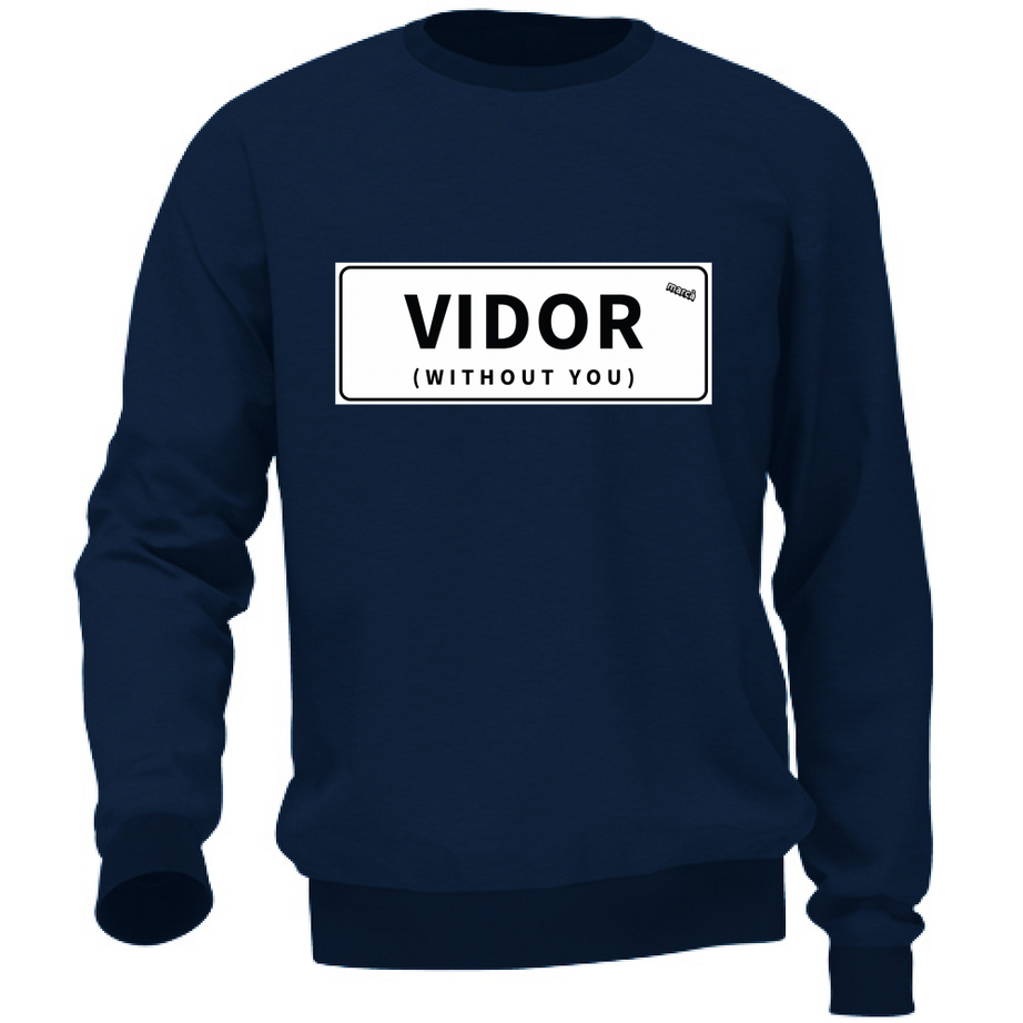 Felpa Unisex VIDOR WITHOUT YOU
