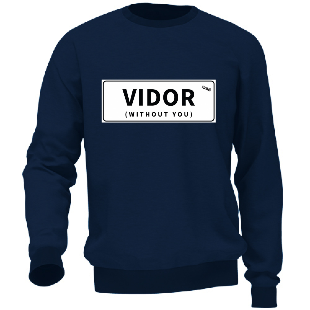 Felpa Unisex VIDOR WITHOUT YOU
