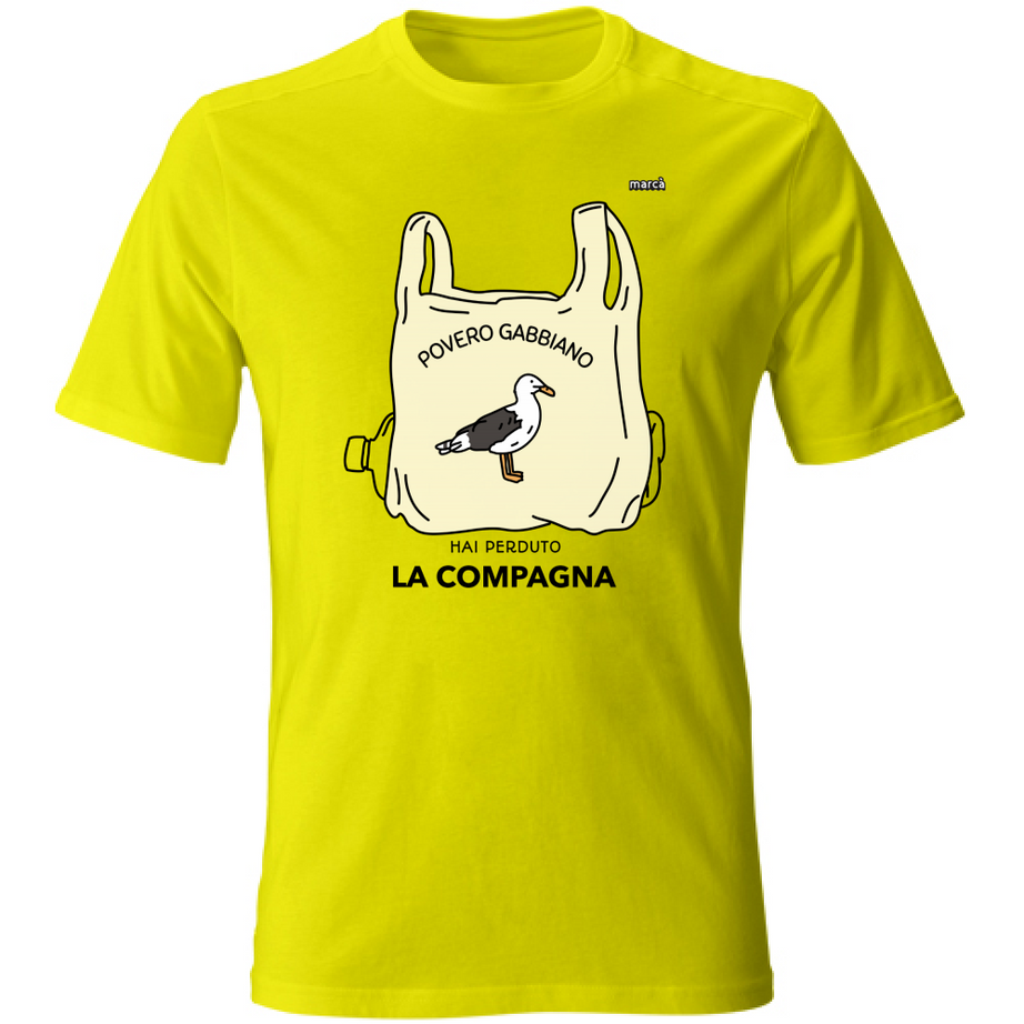 T-Shirt Unisex Povero Gabbiano