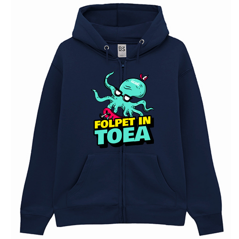 Felpa Cappuccio Zip FOLPET IN TOEA