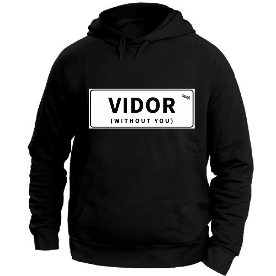 Felpa Unisex con Cappuccio VIDOR WITHOUT YOU