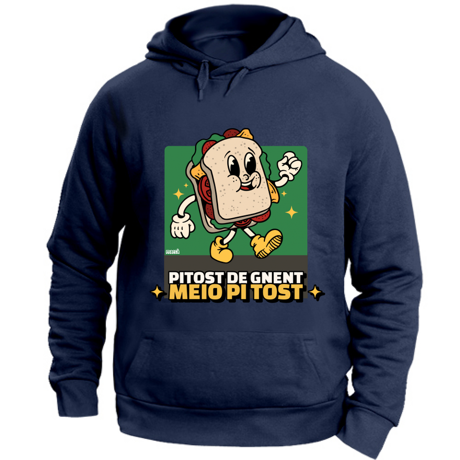 Felpa Unisex con Cappuccio PITOST DE GNENT MEIO PI TOST