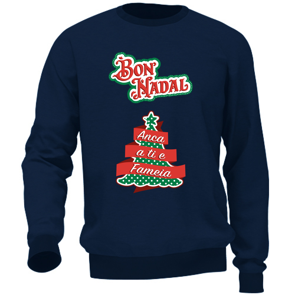 Felpa Unisex BON NADAL ANCA A TI E FAMEIA