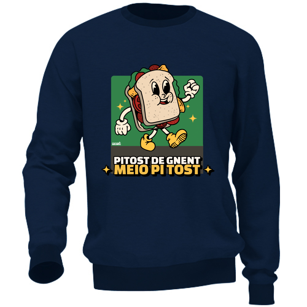 Felpa Unisex PITOST DE GNENT MEIO PI TOST Immagine principale del prodotto