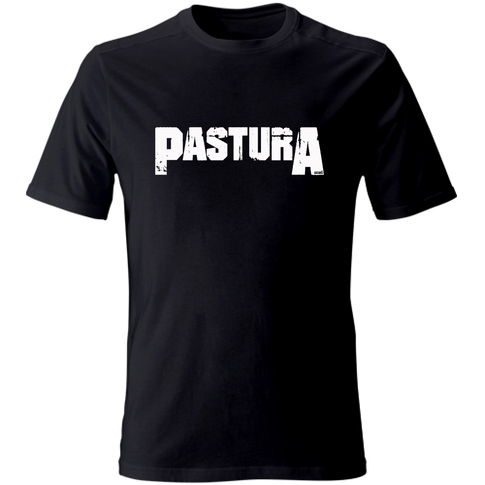 T-Shirt Unisex nera pastura Immagine principale del prodotto