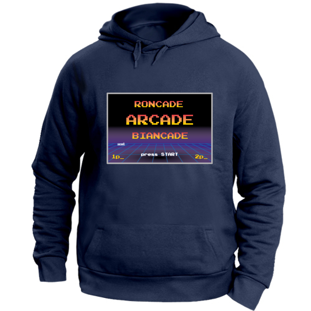 Felpa Unisex con Cappuccio ARCADE Immagine principale del prodotto