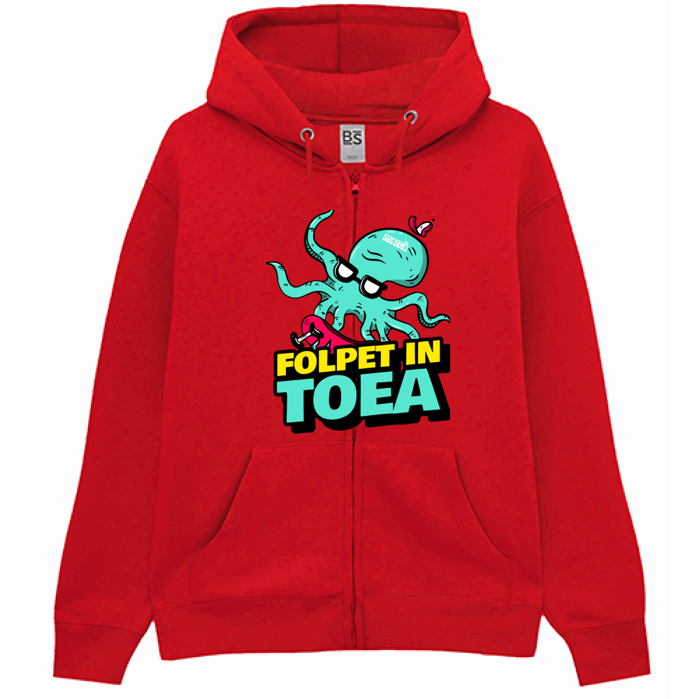 Felpa Cappuccio Zip FOLPET IN TOEA