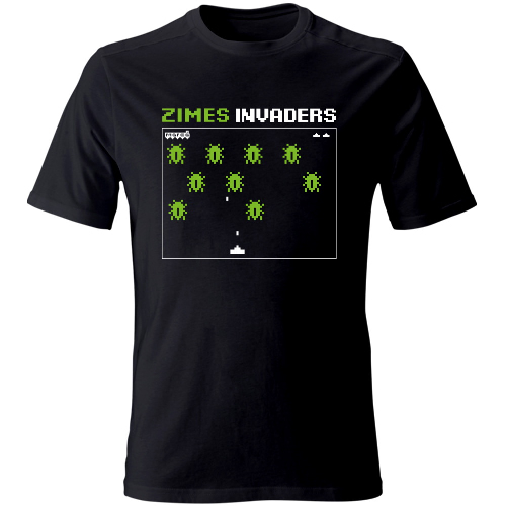 T-Shirt Unisex ZIMES INVADERS Immagine principale del prodotto