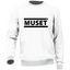 Felpa Unisex muset bianca