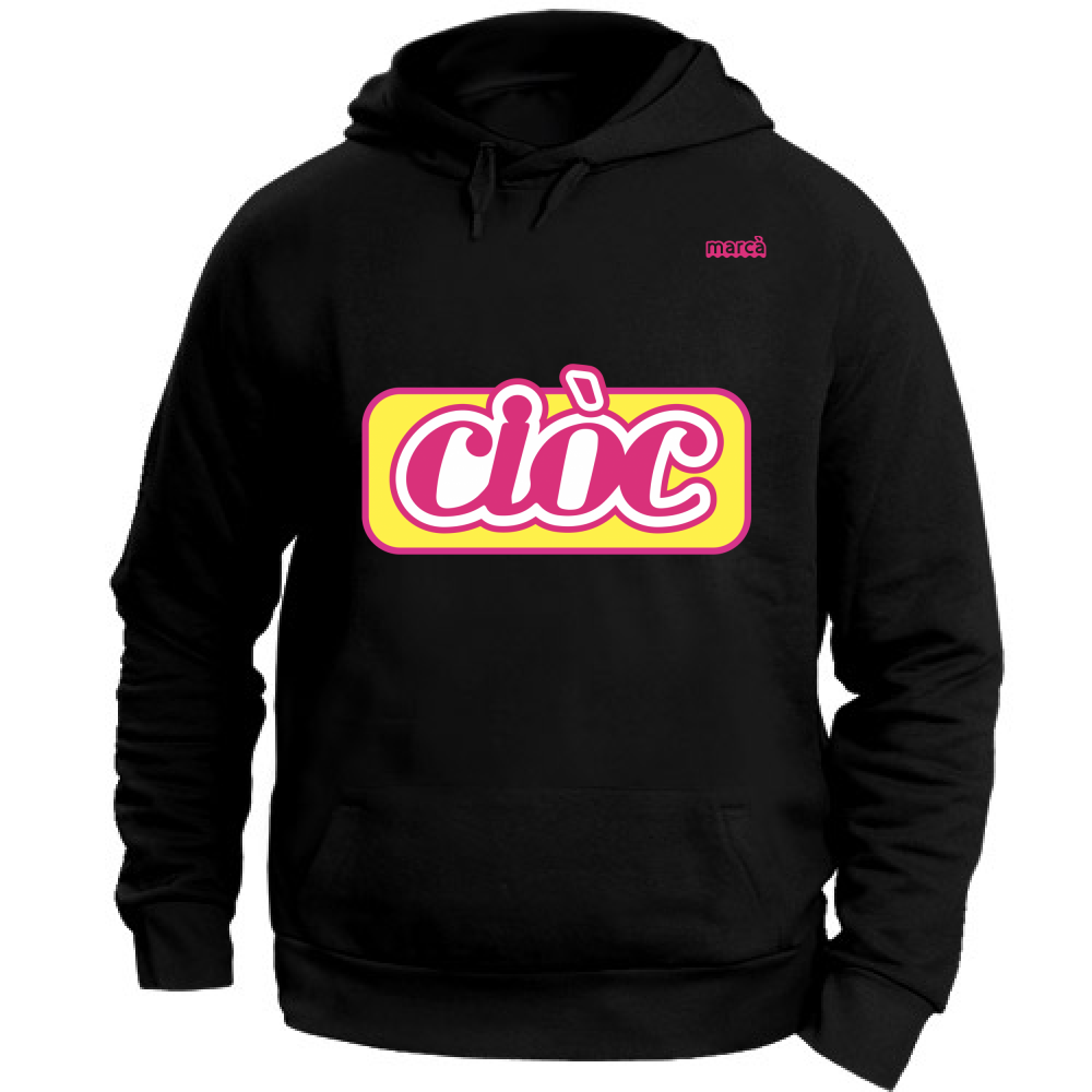 Felpa Unisex con Cappuccio Ciòc