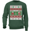 Felpa Verde Unisex Sfida di Natale