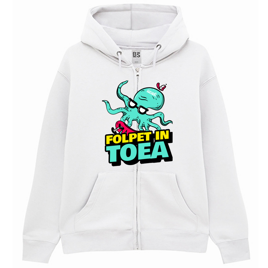 Felpa Cappuccio Zip FOLPET IN TOEA