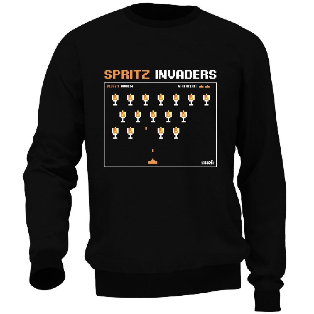 Felpa Unisex Spritz Invaders