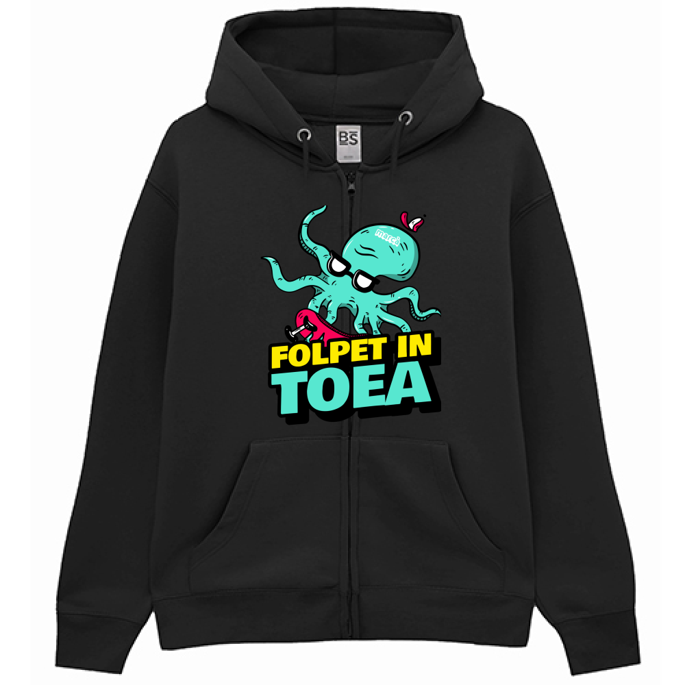 Felpa Cappuccio Zip FOLPET IN TOEA