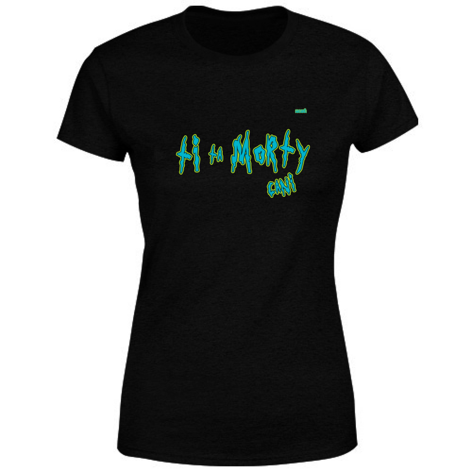 T-Shirt Donna TI TA MORTY CANI