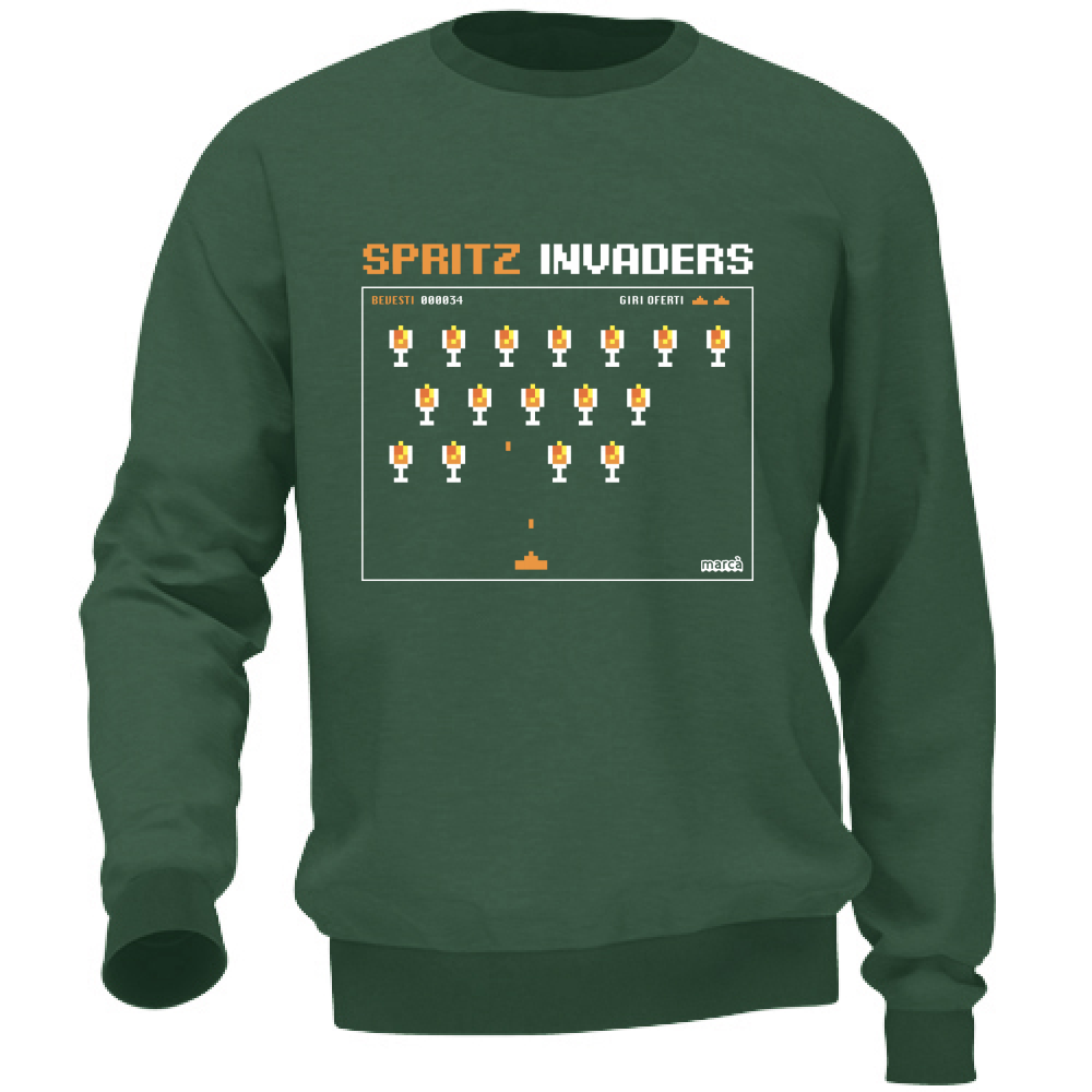 Felpa Unisex Spritz Invaders