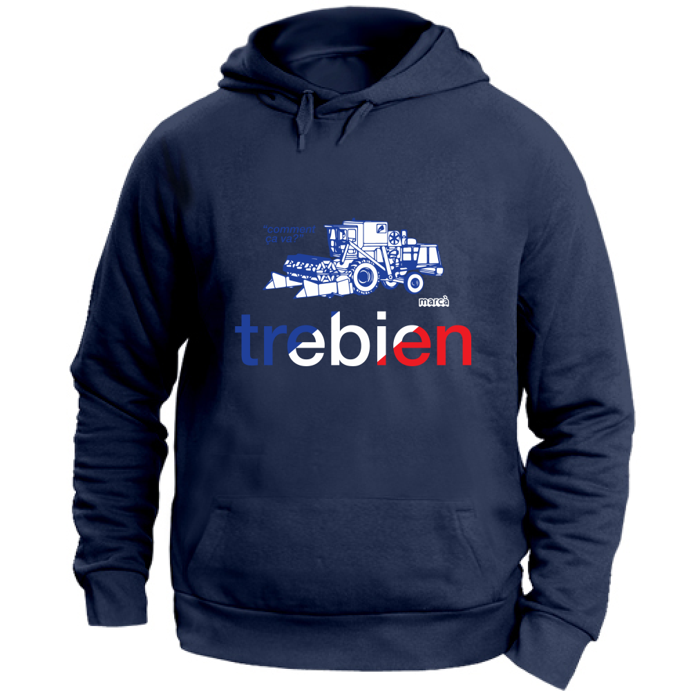 Felpa Unisex con Cappuccio Trebien