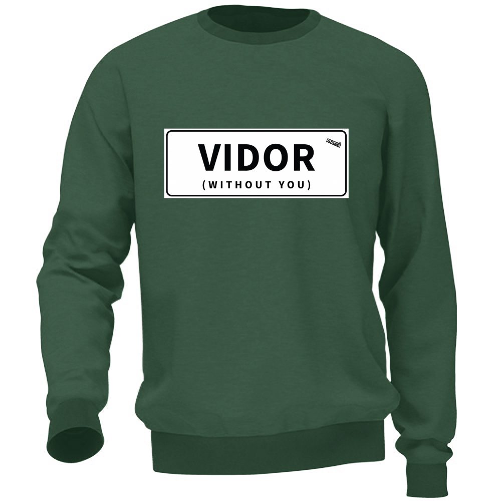 Felpa Unisex VIDOR WITHOUT YOU Immagine principale del prodotto
