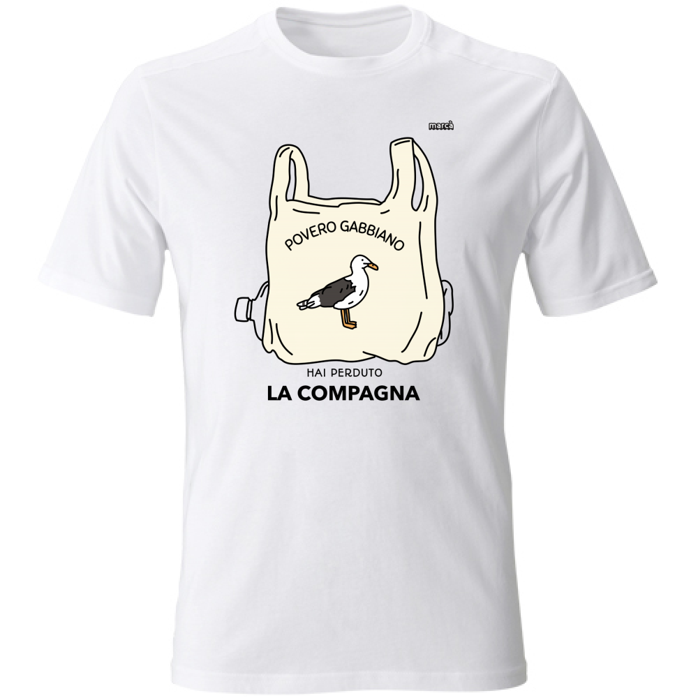 T-Shirt Unisex Povero Gabbiano
