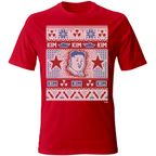 T-Shirt Rossa Unisex Natale Kim