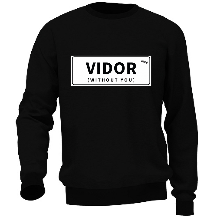 Felpa Unisex VIDOR WITHOUT YOU