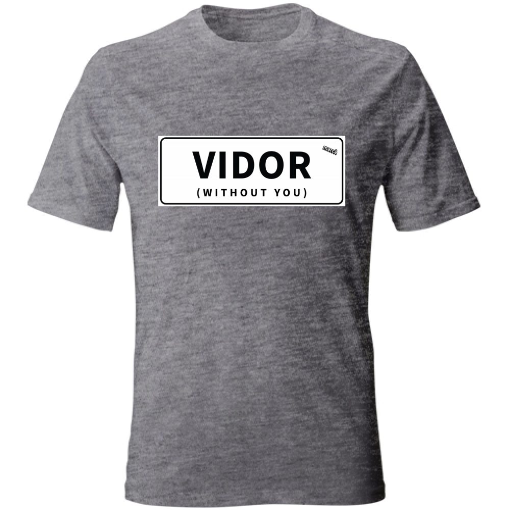 T-Shirt Unisex VIDOR WITHOUT YOU Immagine principale del prodotto
