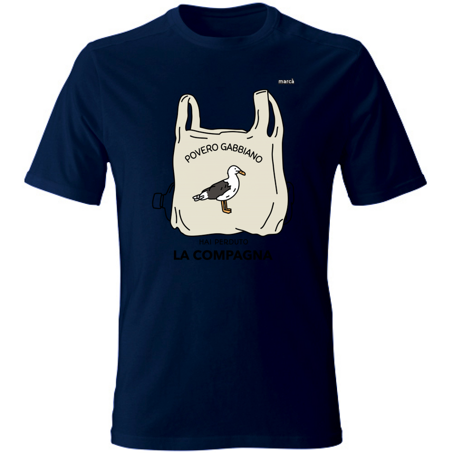 T-Shirt Unisex Povero Gabbiano
