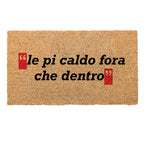 Zerbino in cocco 70x40 Le Pi Caldo Fora Che Dentro
