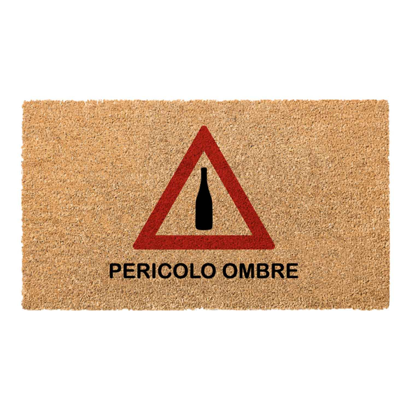 Zerbino in cocco 70x40 Pericolo Ombre