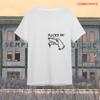 T-Shirt Unisex ROCKY STAMPA FRONTE/RETRO STUDIO MARZ